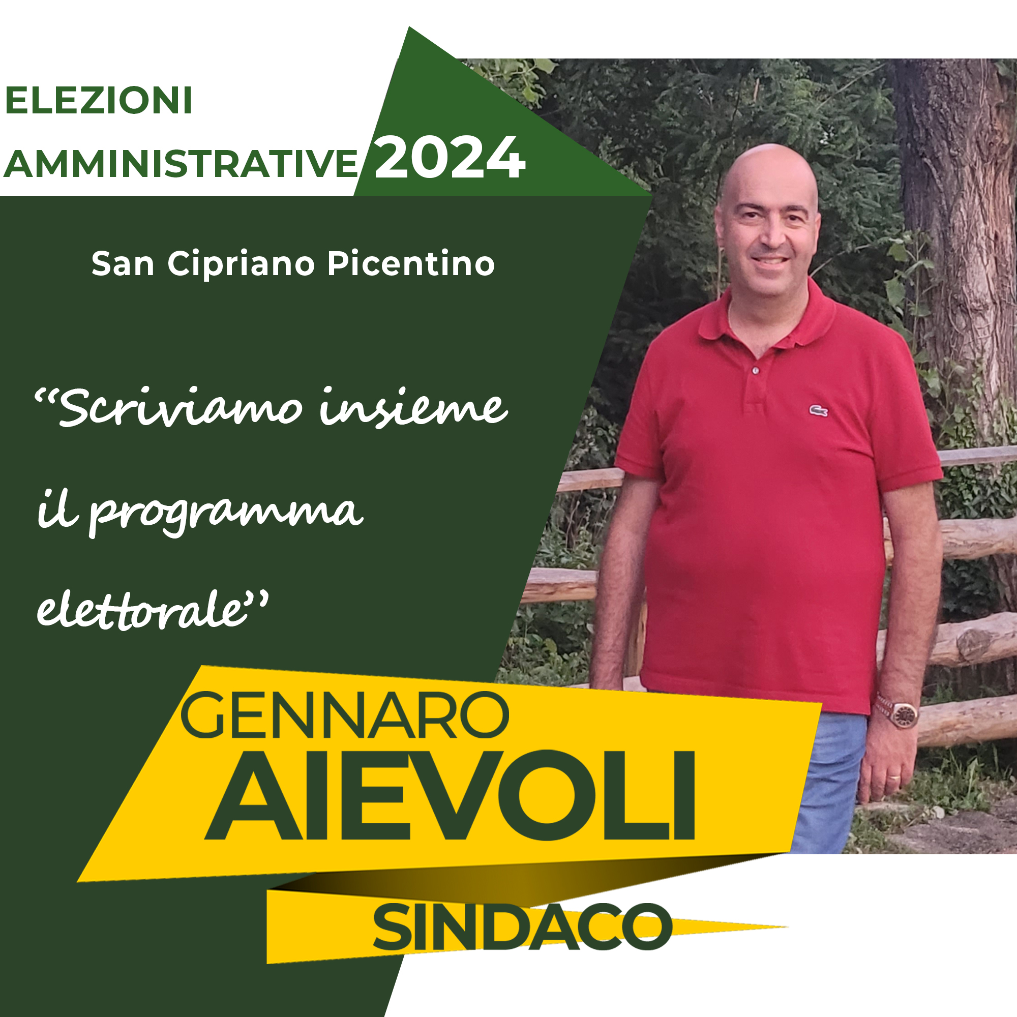 ELEZIONI AMMINISTRATIVE 2024 - SAN CIPRIANO PICENTINO